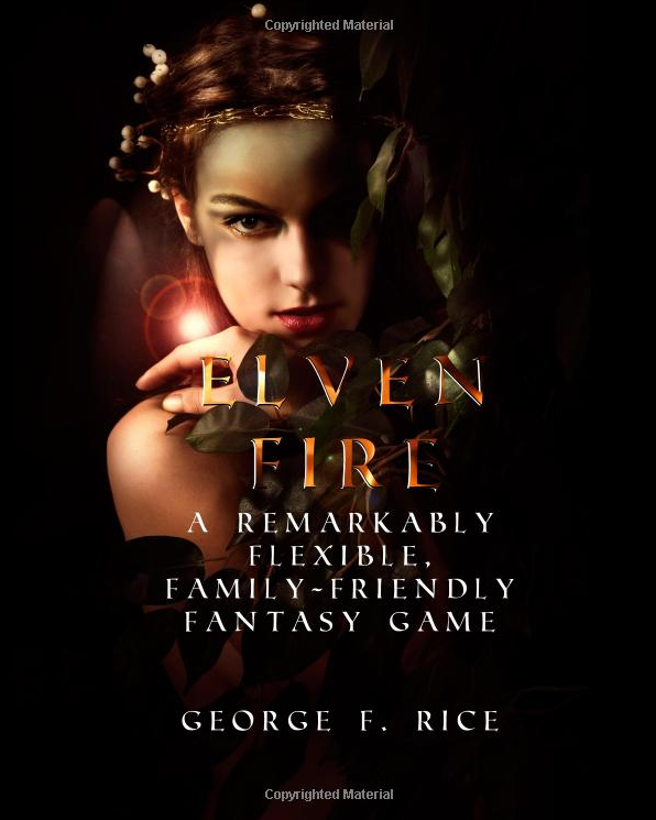 Picture of the Elven Fire book on Amazon
